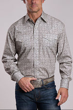 Stetson Mens Paisley Medallion Pearl Snap free shipping at boltranchstore.com