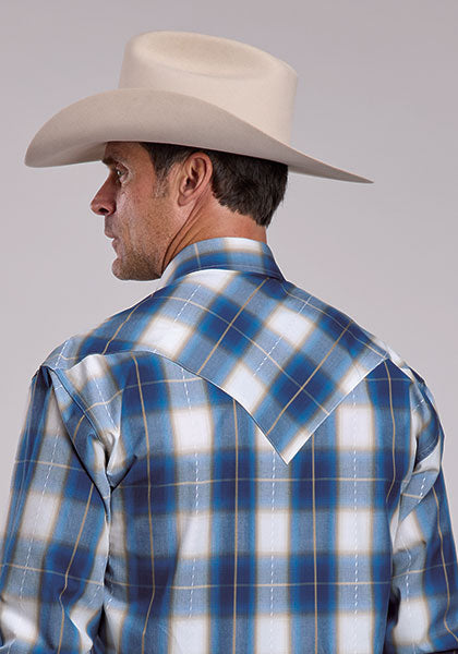 Stetson Mens Azure Ombre Shirt