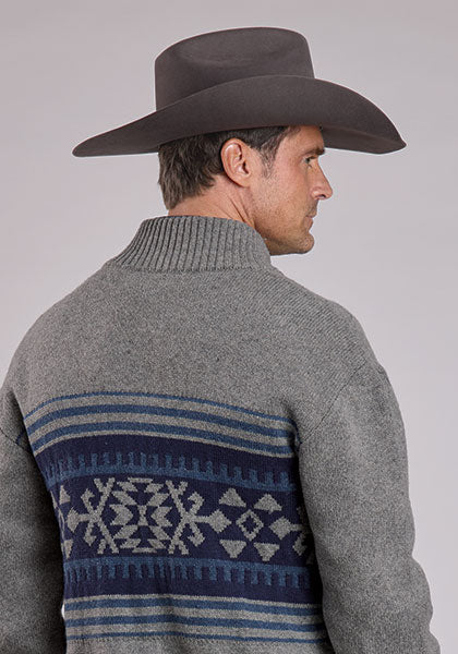 Stetson Mens Aztec Border Cardigan