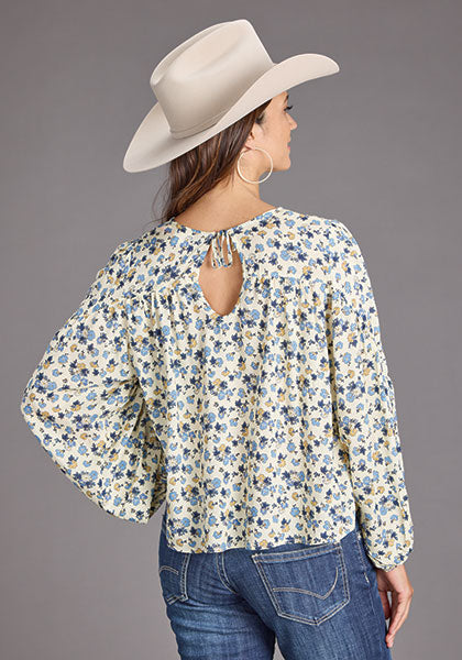 Stetson Womens Field Flower Peasant Blouse