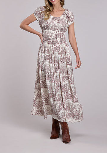 Stetson Womens Desert Toile Printed Dress