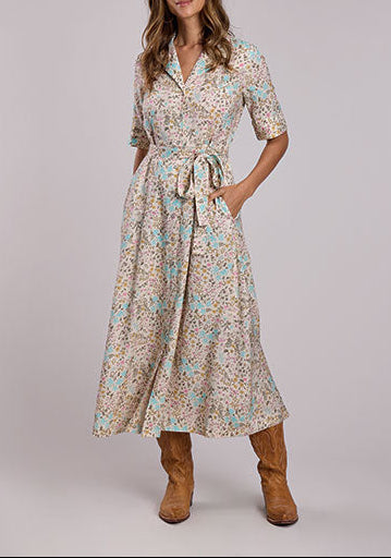 Stetson Womens Prairie Floral Dress tie waist floral dress western fashion Boltranchstore.com Free Shipping 1105705903010