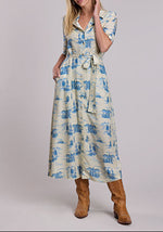 Stetson Womens Indigo Trail Dress at boltranchstore.com free shipping western dress foodnanny dress blue and white dress 