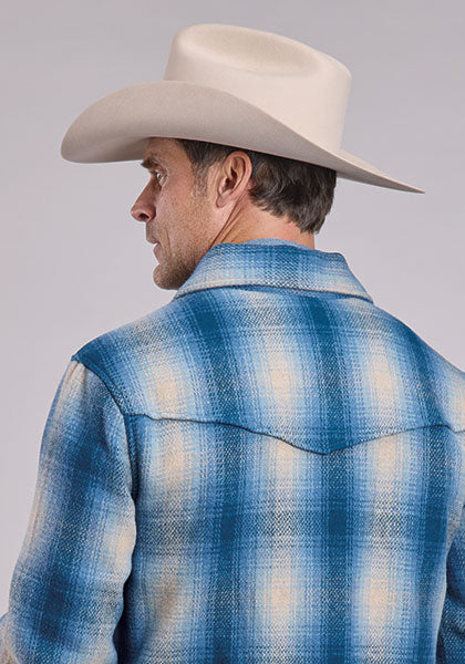 Stetson Mens Wool Lined Shirt Jacket