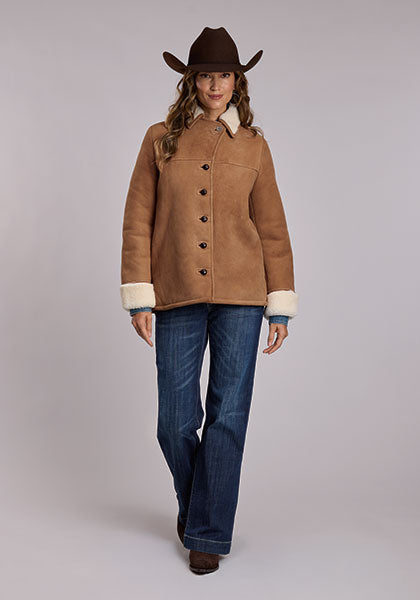 Stetson Womens Shearling Barn Coat