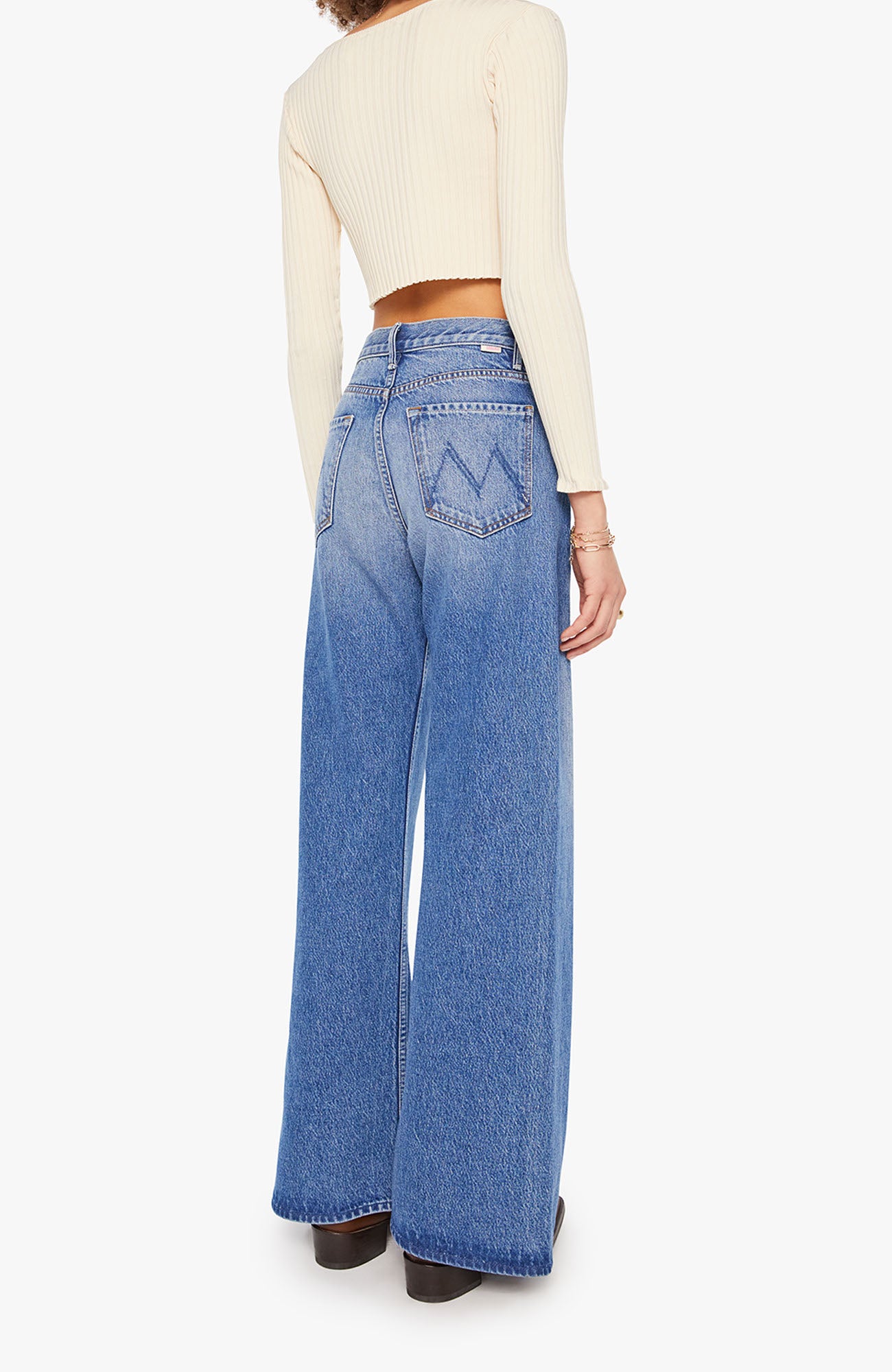 Mother The Lemon Twist Sneak Pants