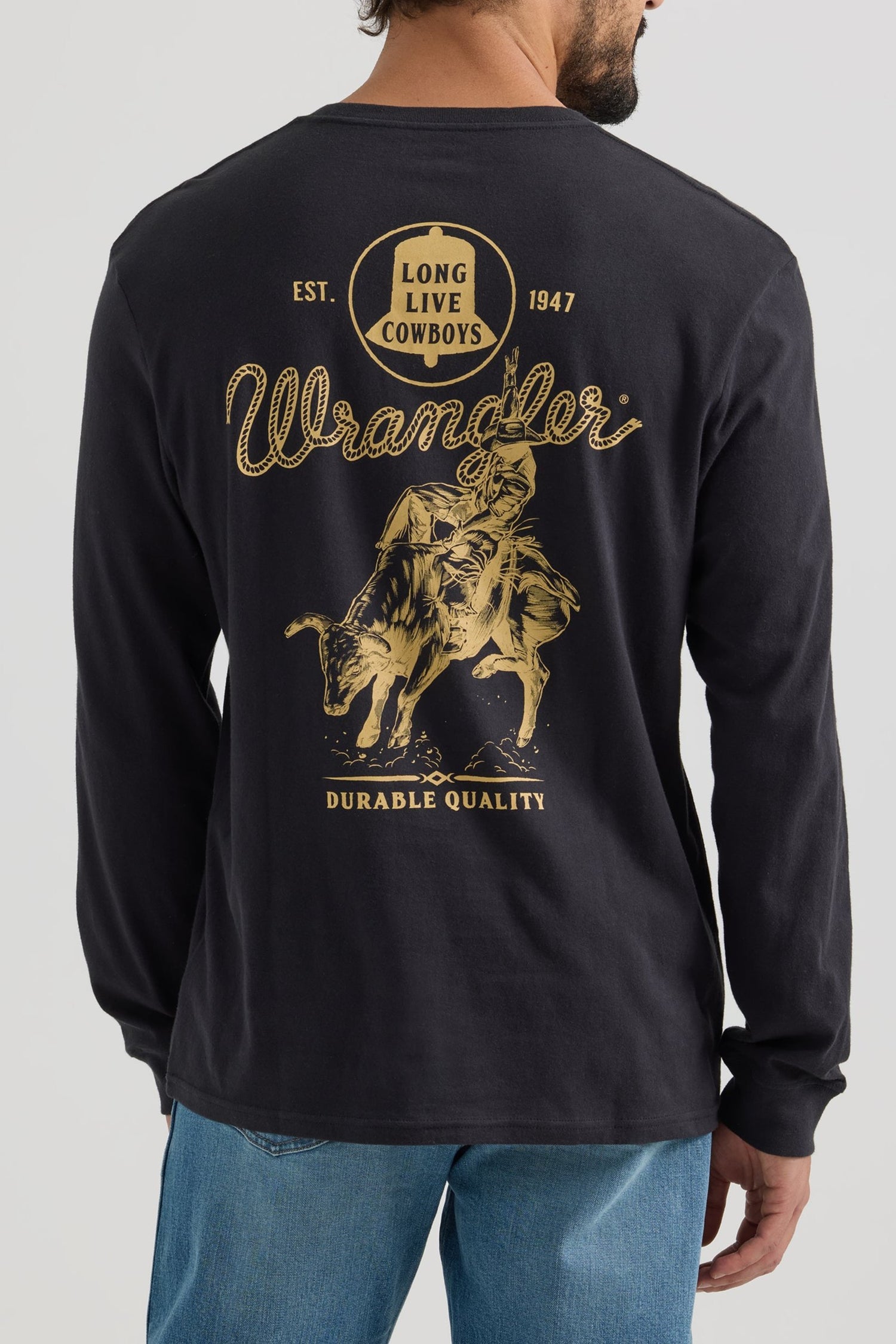 Wrangler Graphic Long Live Cowboys LS Tee