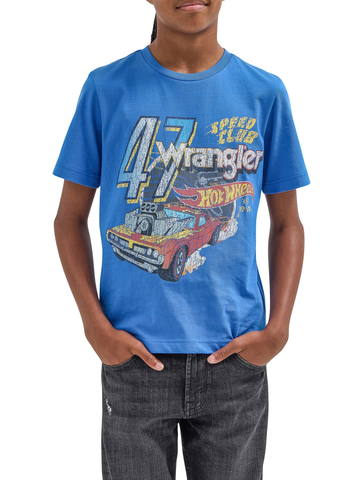 Wrangler Hot Wheels Youth Regular Fit Speed Club Tee