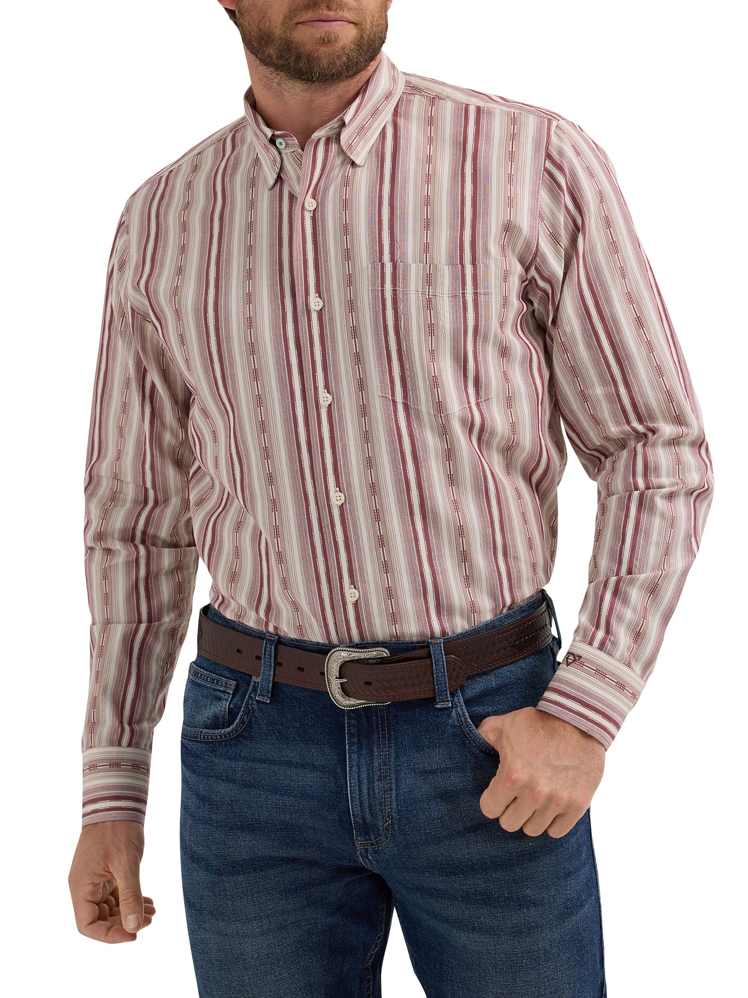 Wrangler Mens Cody Johnson LS Classic Fit Shirt