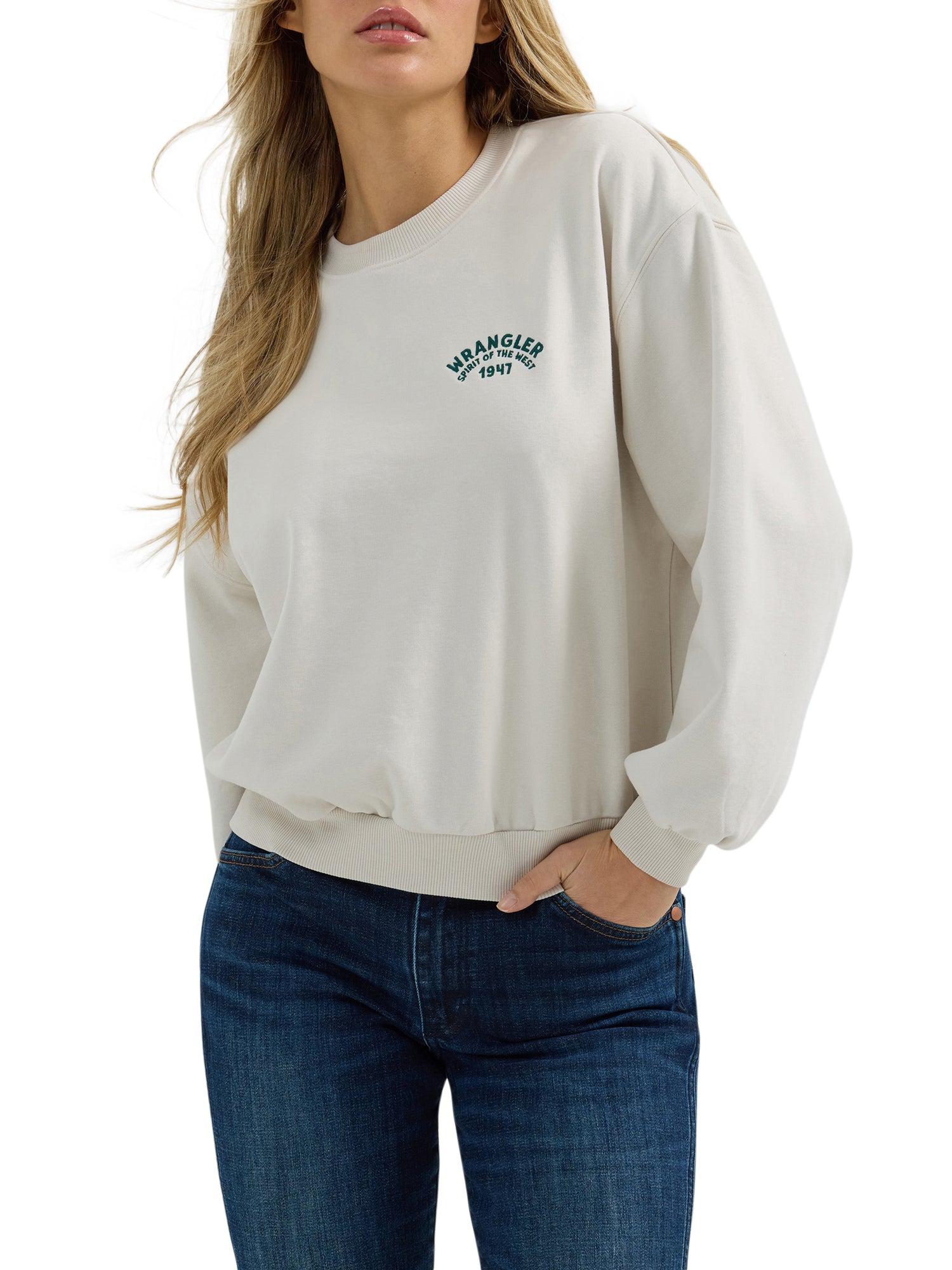 Wrangler Womens Crewneck Sweatshirt