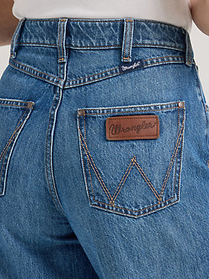 Wrangler Womens Retro Bailey High Rise Wide Leg Jean