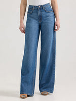 112359363 Wrangler Womens Retro Bailey High Rise Wide Leg Jean