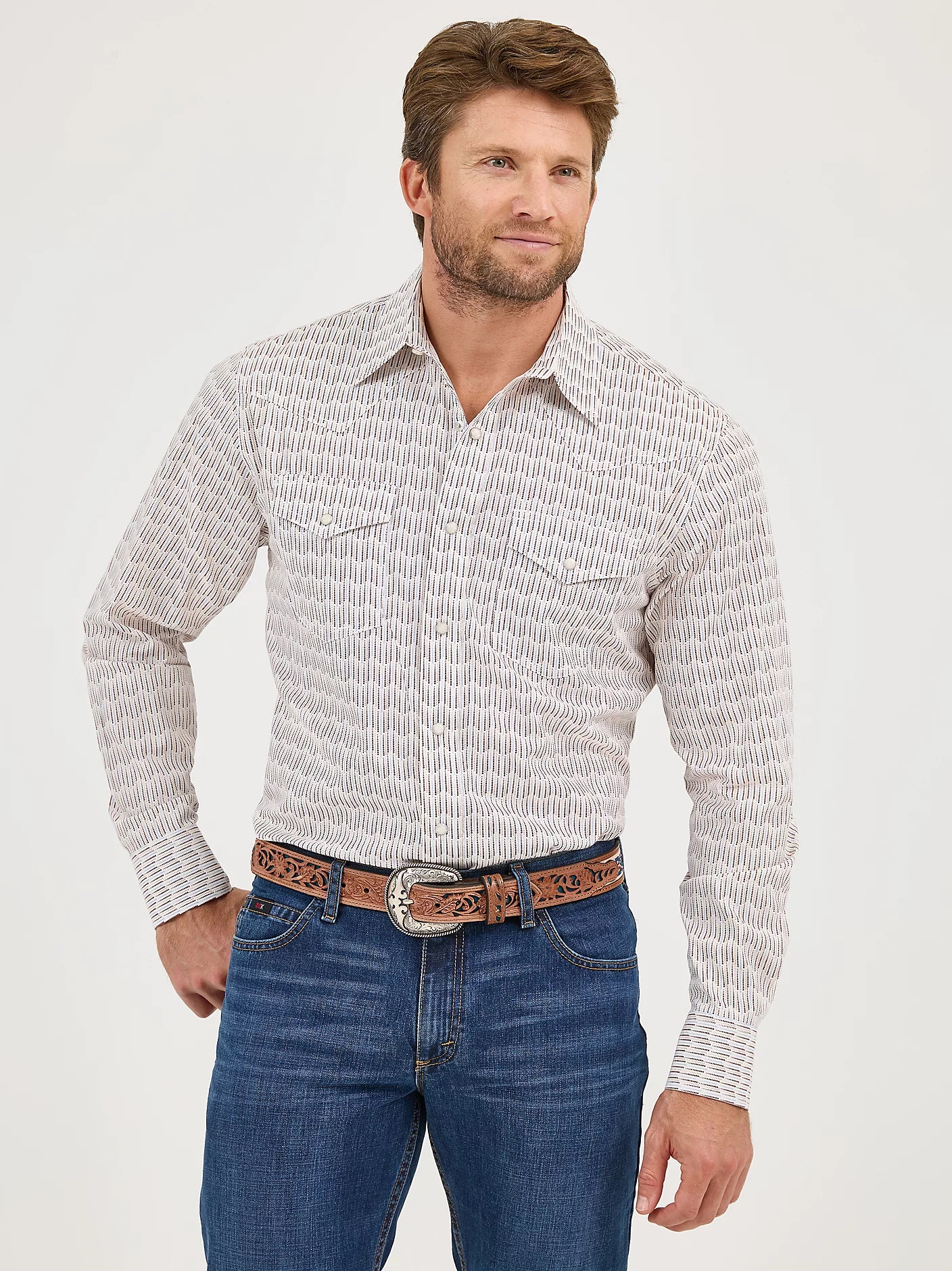 Wrangler Mens 20X Two Pocket Snap Shirt