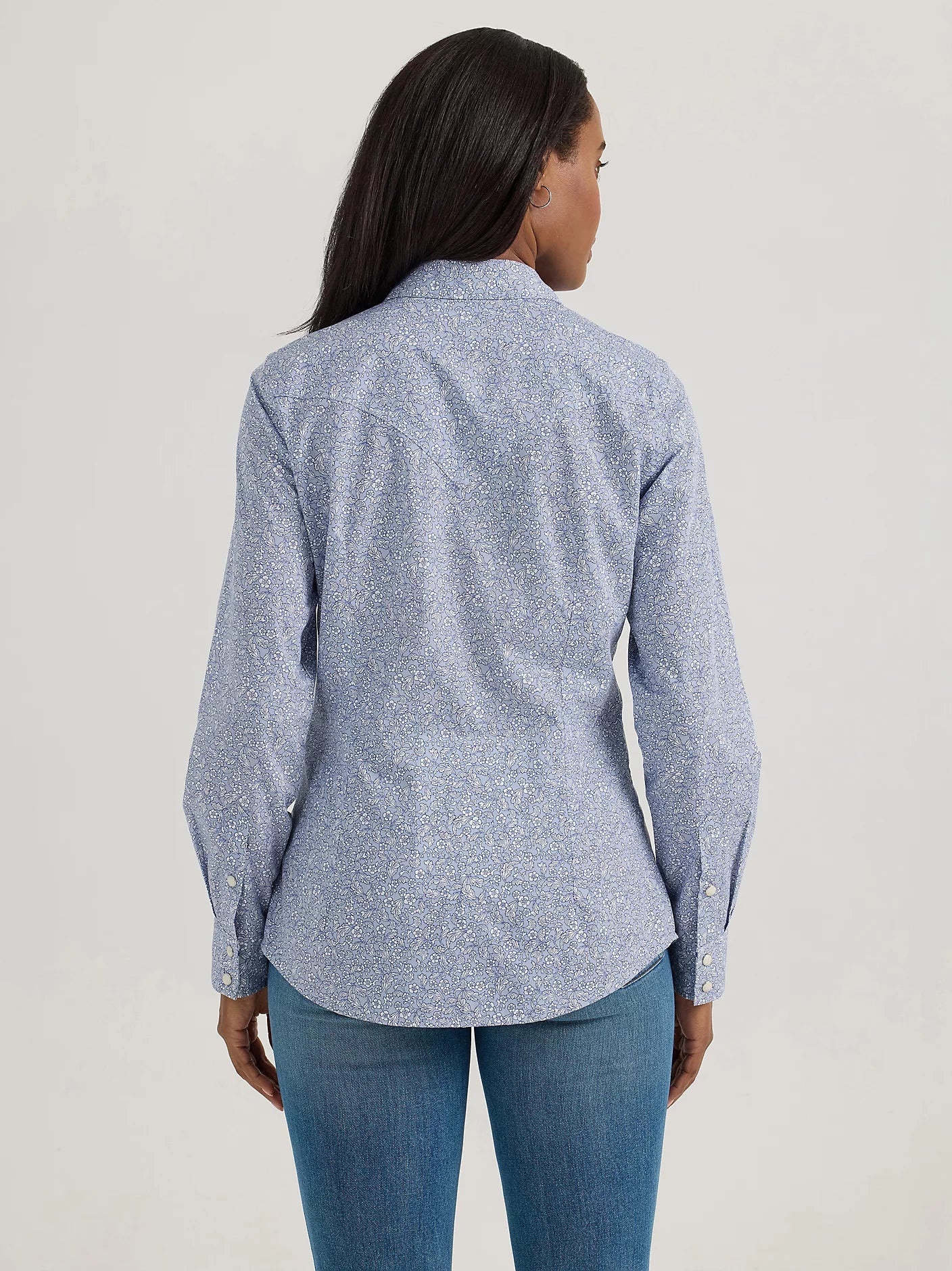 Womens Wrangler All Occasion Western Snap Shirt