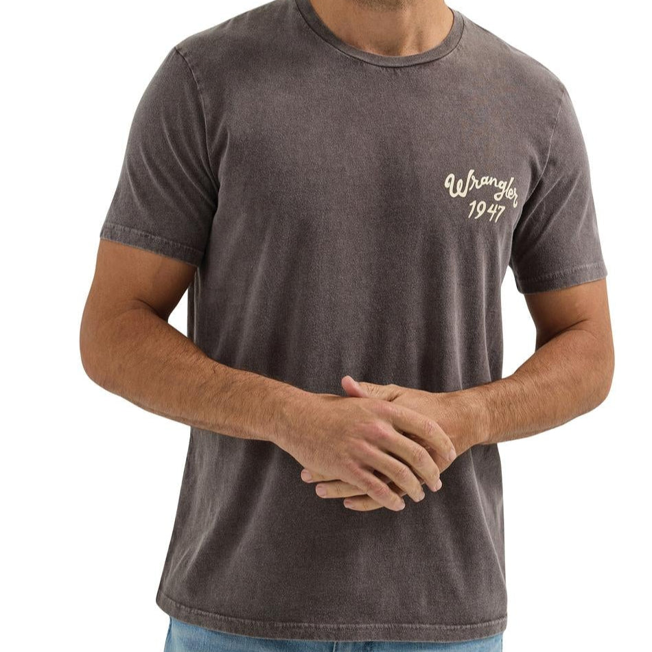 Wrangler Mens Rugged Skull T Shirt