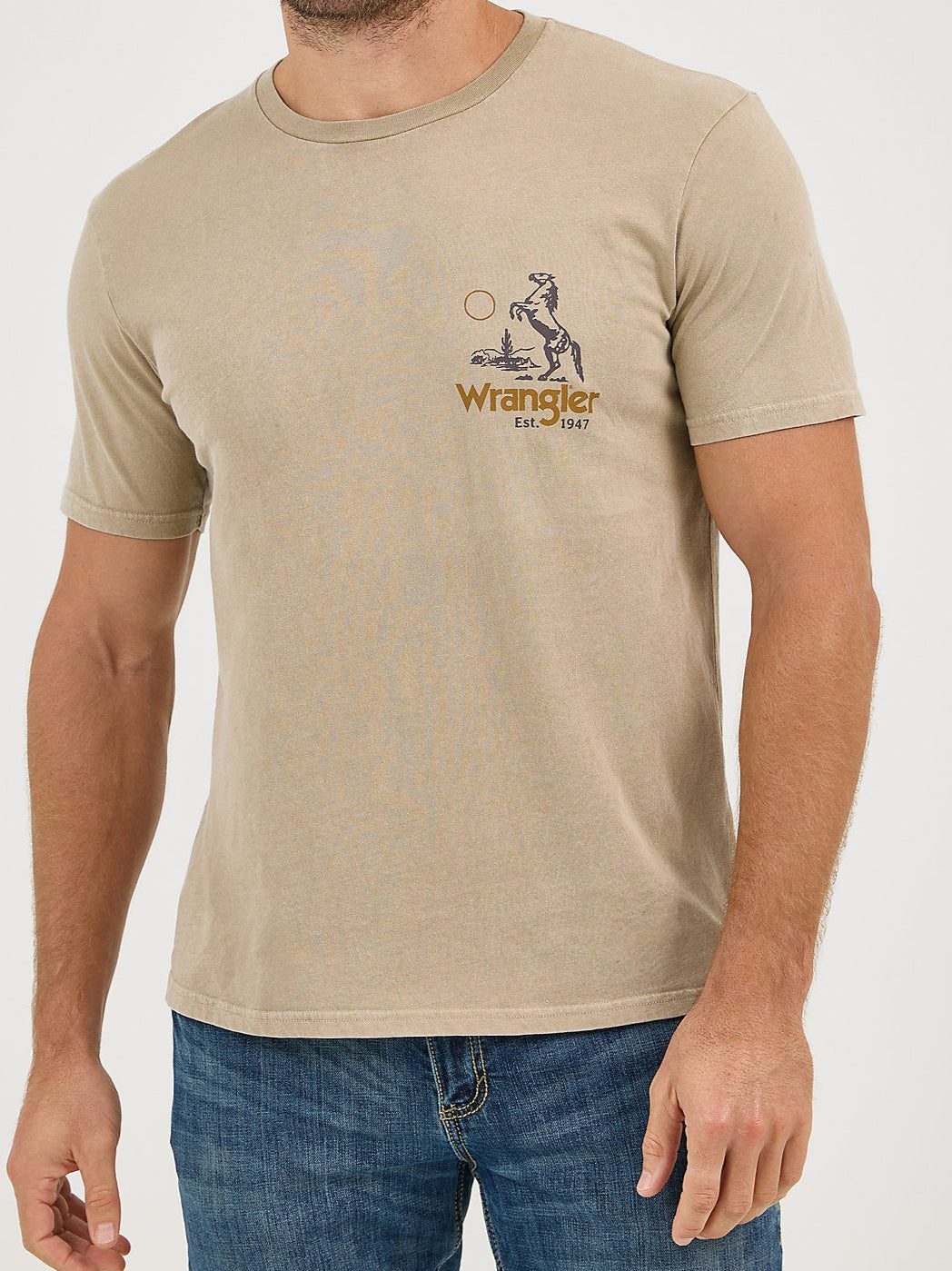 Wrangler Mens Lasso Cowboy Tee available at boltranchstore