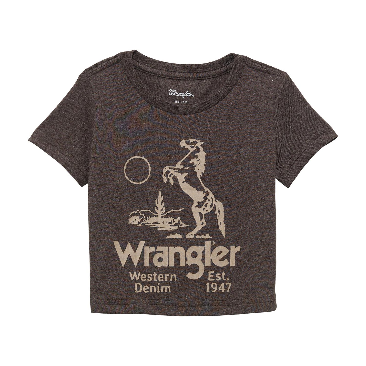Wrangler Infant Toddler Boys Denim Horse Tee order at boltranchstore.com