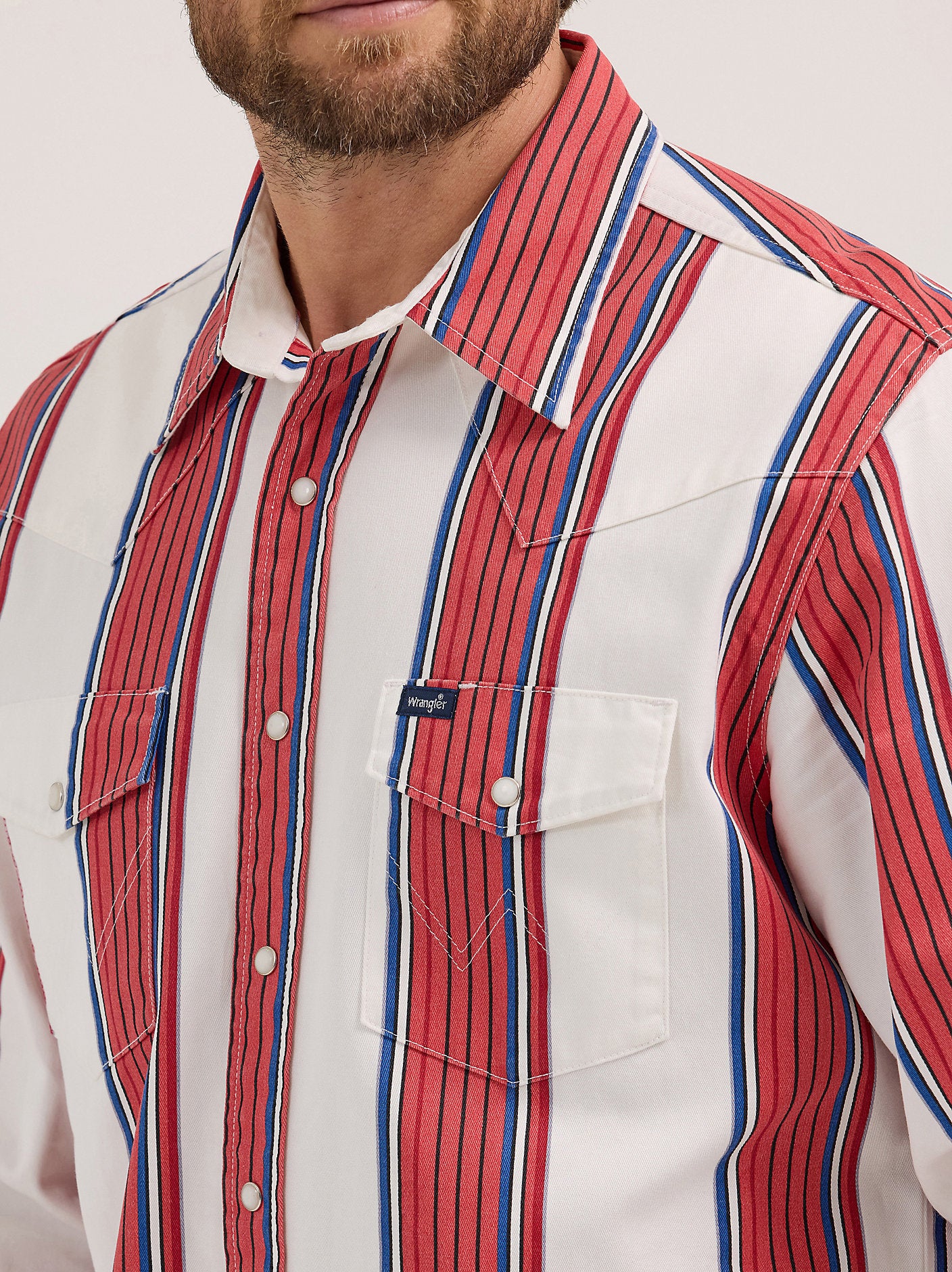 112365612 Wrangler Vintage Inspired Brushpopper Workshirt Mens sold out viral popular western shirt at Boltranchstore.com