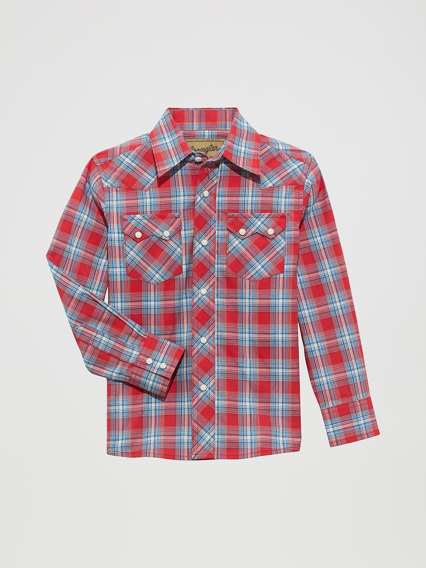 Wrangler Boys Retro Plaid Shirt