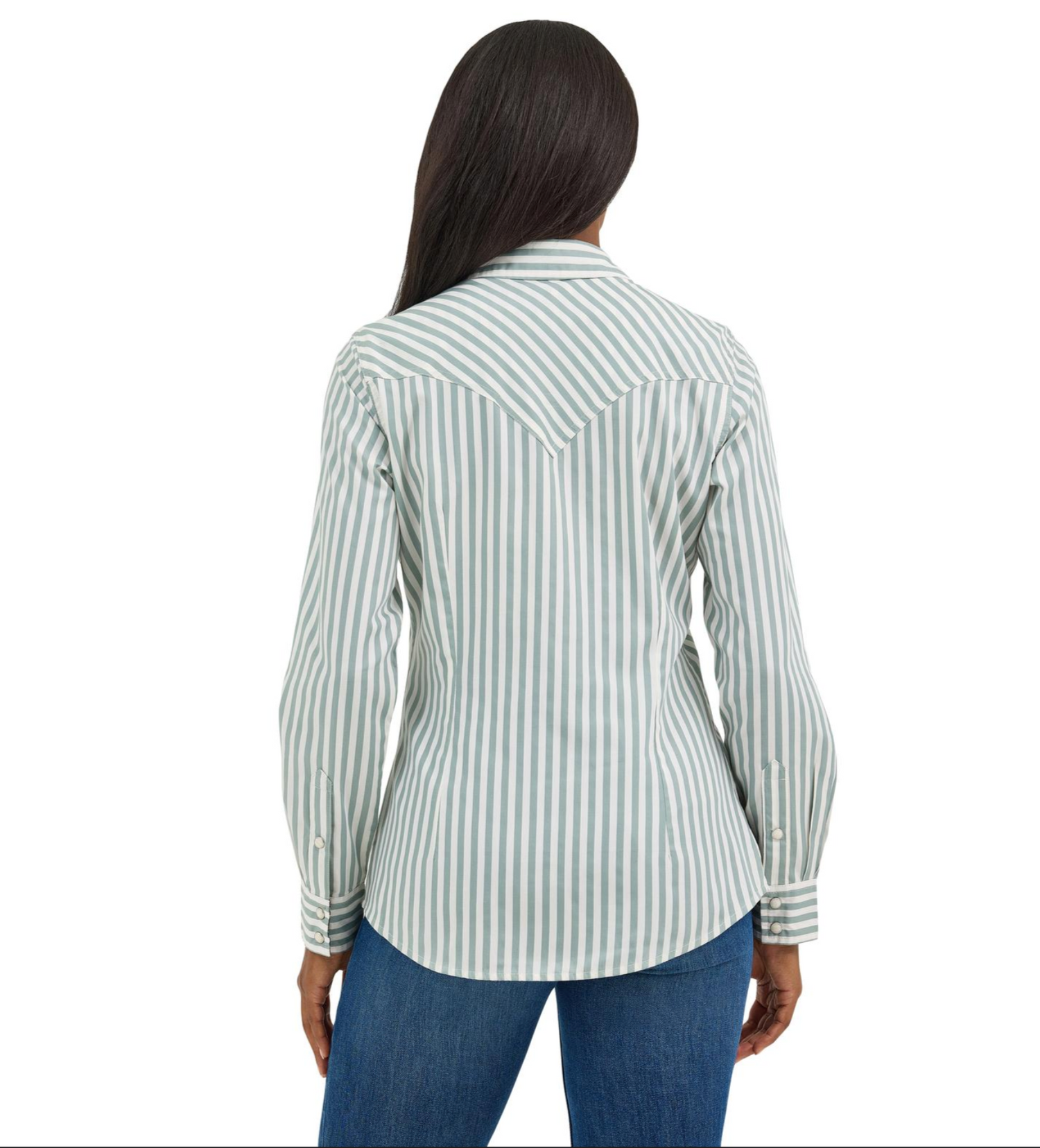 Wrangler Womens Western LS Stripe Shirt