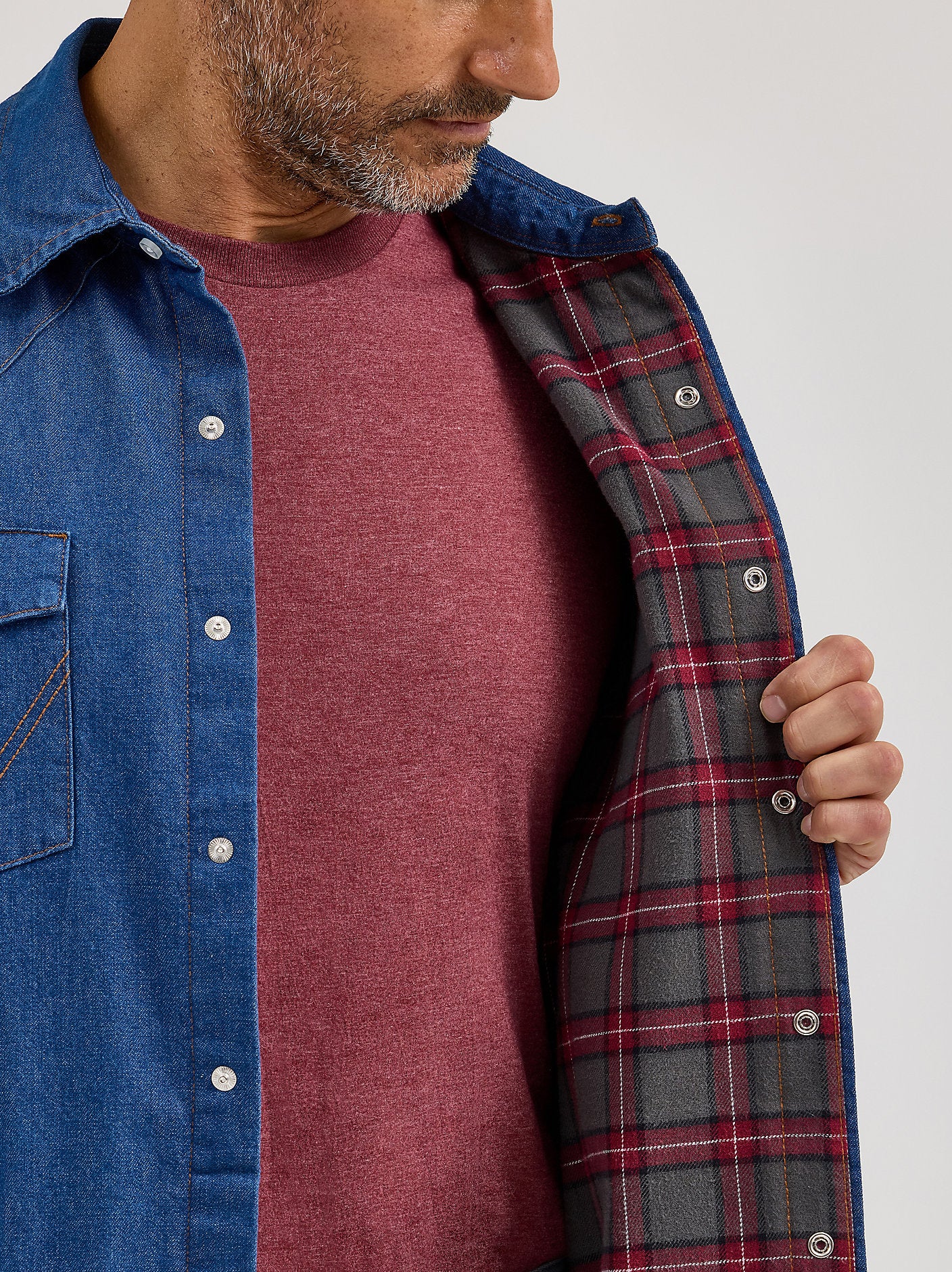 Wrangler Mens Flannel Lined Workshirt