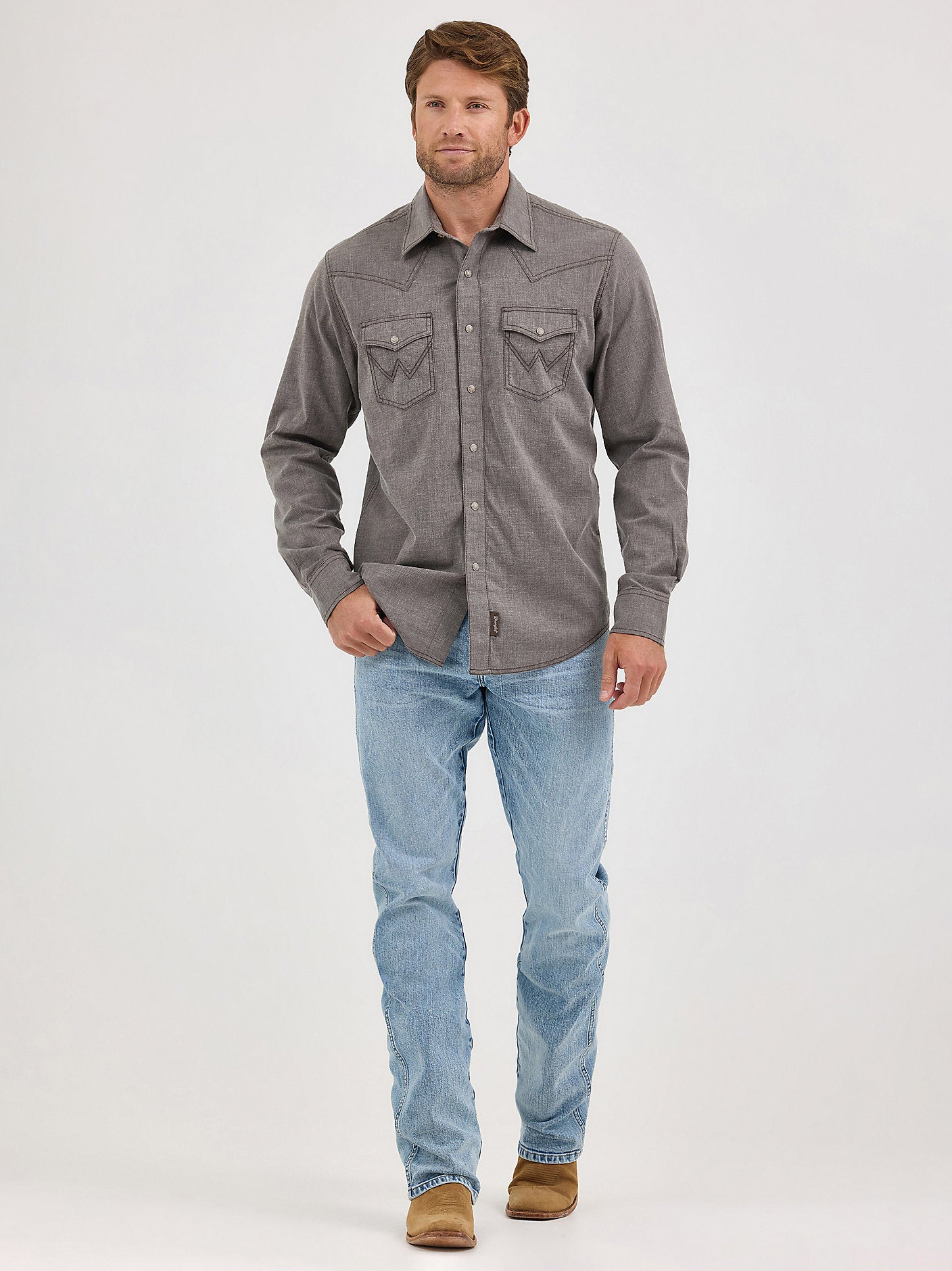 Wrangler Mens Retro Premium LS Shirt