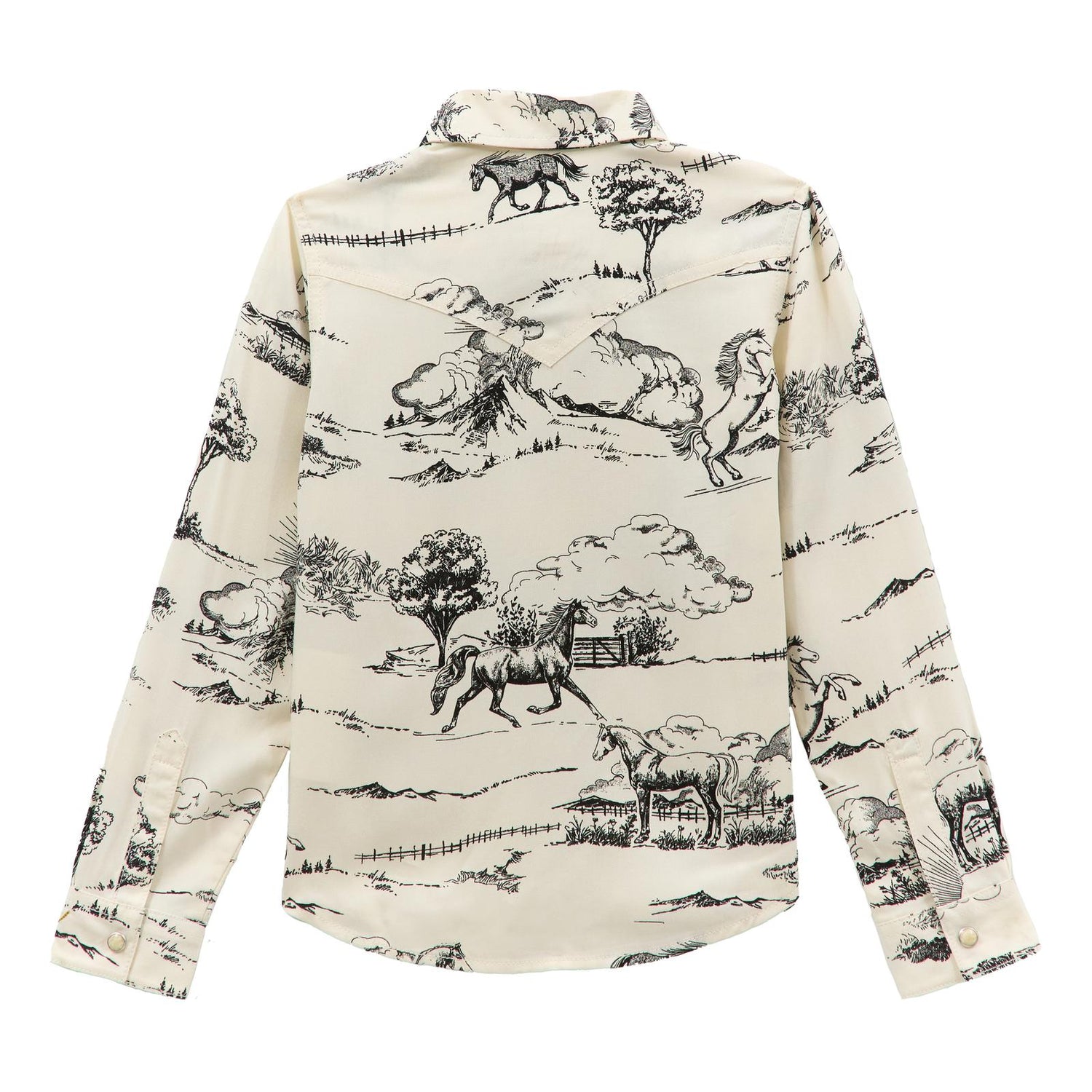 Wrangler Girls Lainey Wilson Girls Landscape Western Shirt