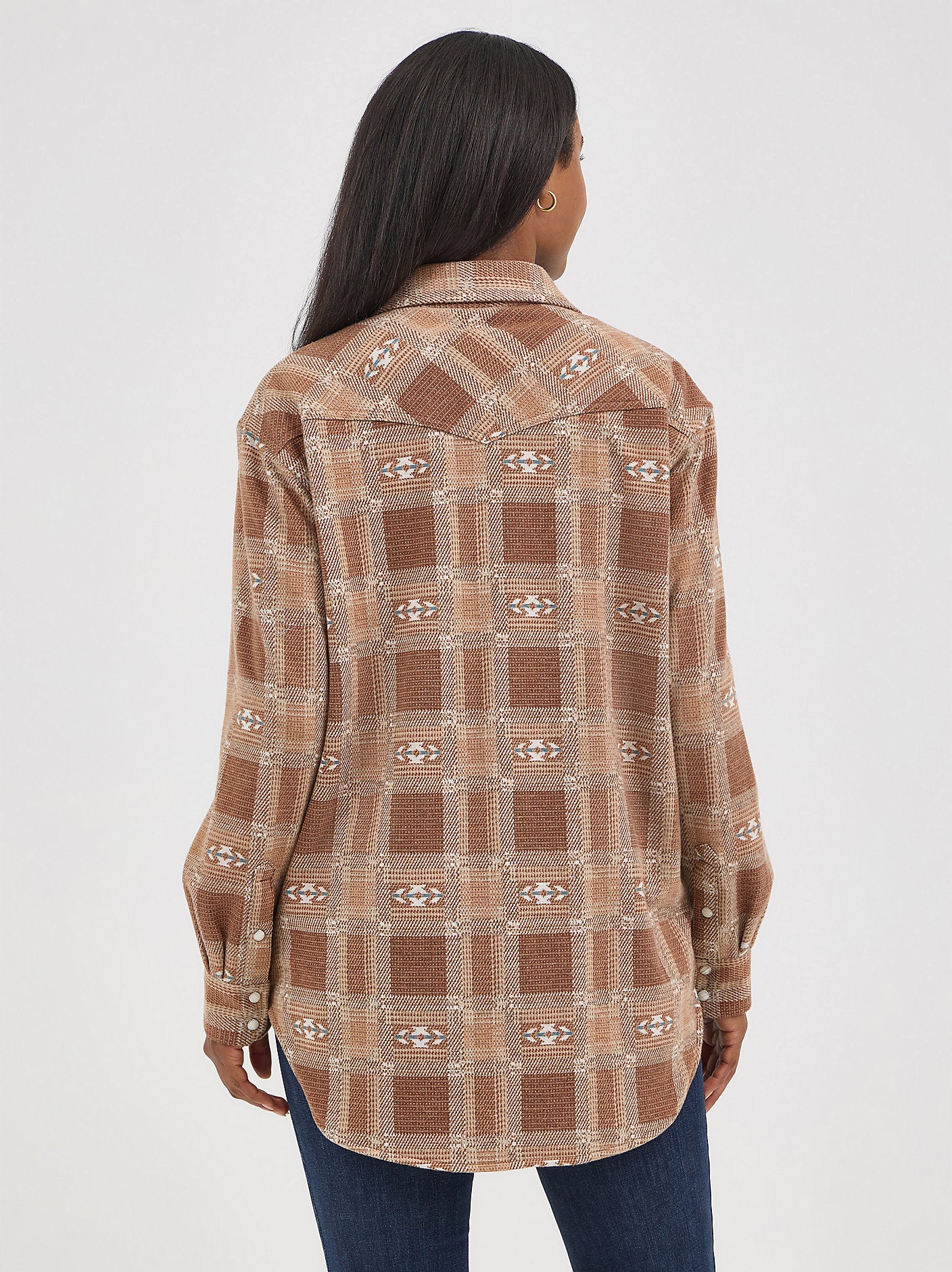 Wrangler Womens Boyfriend Shirt Jacket