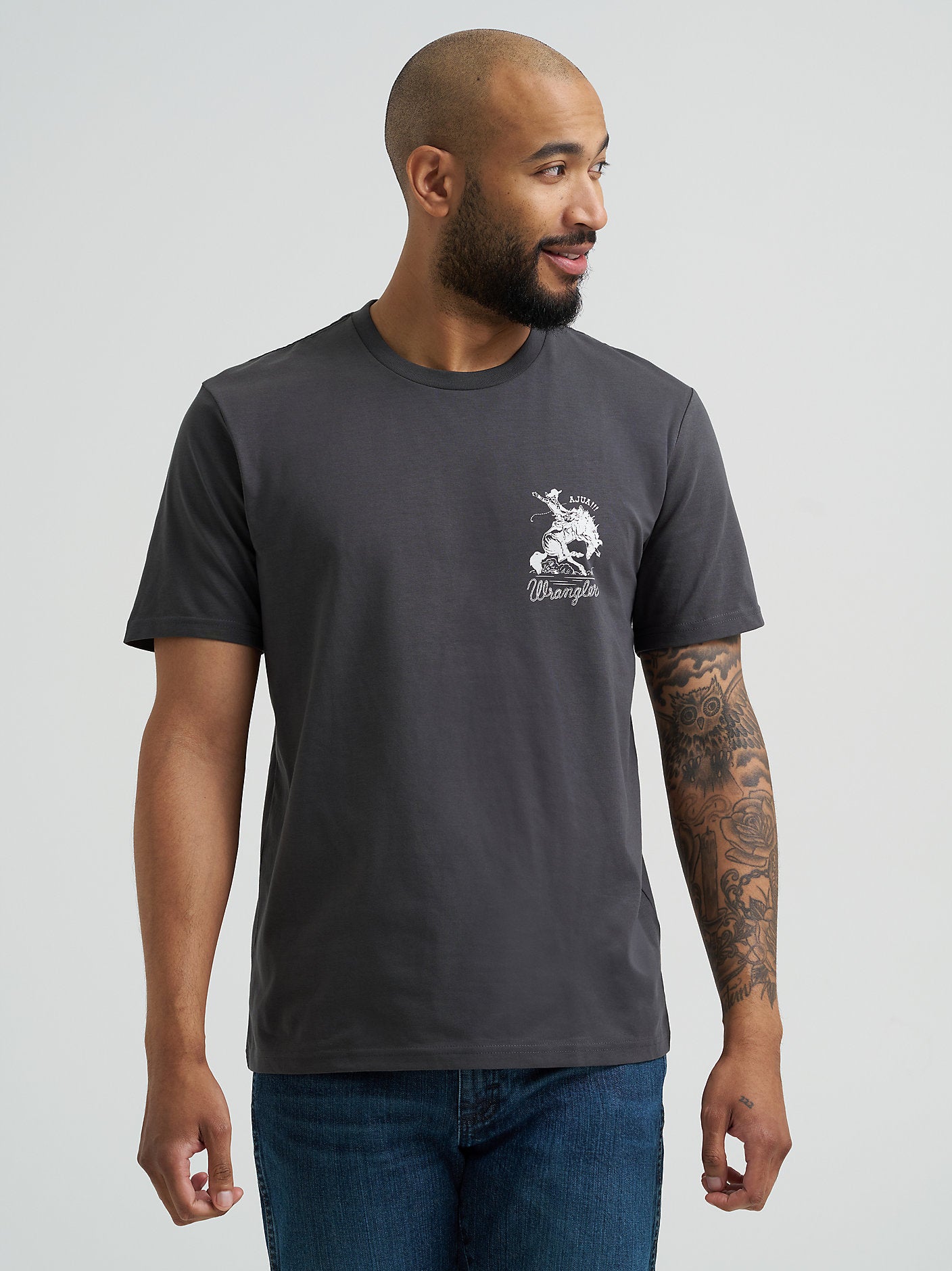 Wrangler Mens Mexico Horse Rider T Shirt