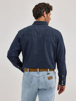 Wrangler Mens Vintage Inspired Snap Shirt