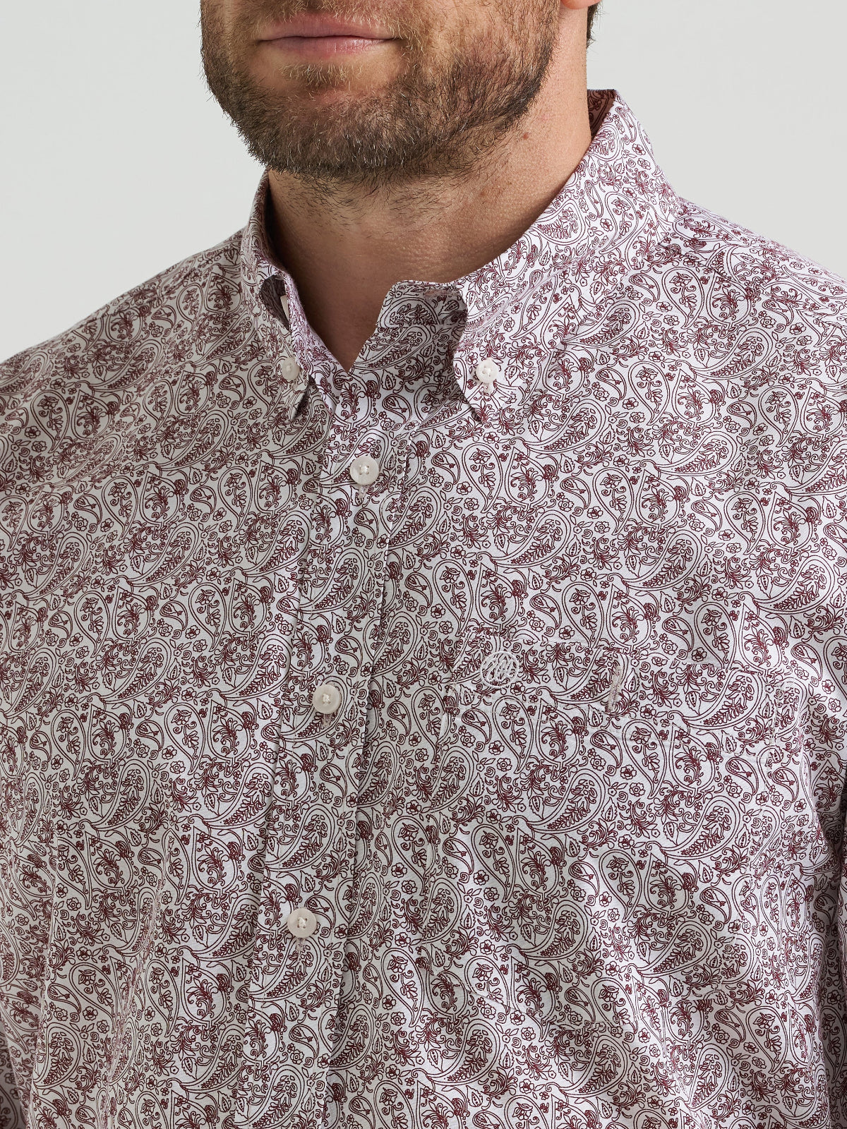 Wrangler Mens Classic Button Down Shirt