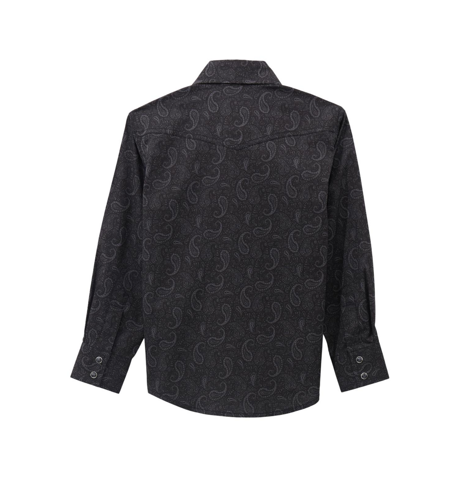 Wrangler Boys 20X Black Paisley Shirt