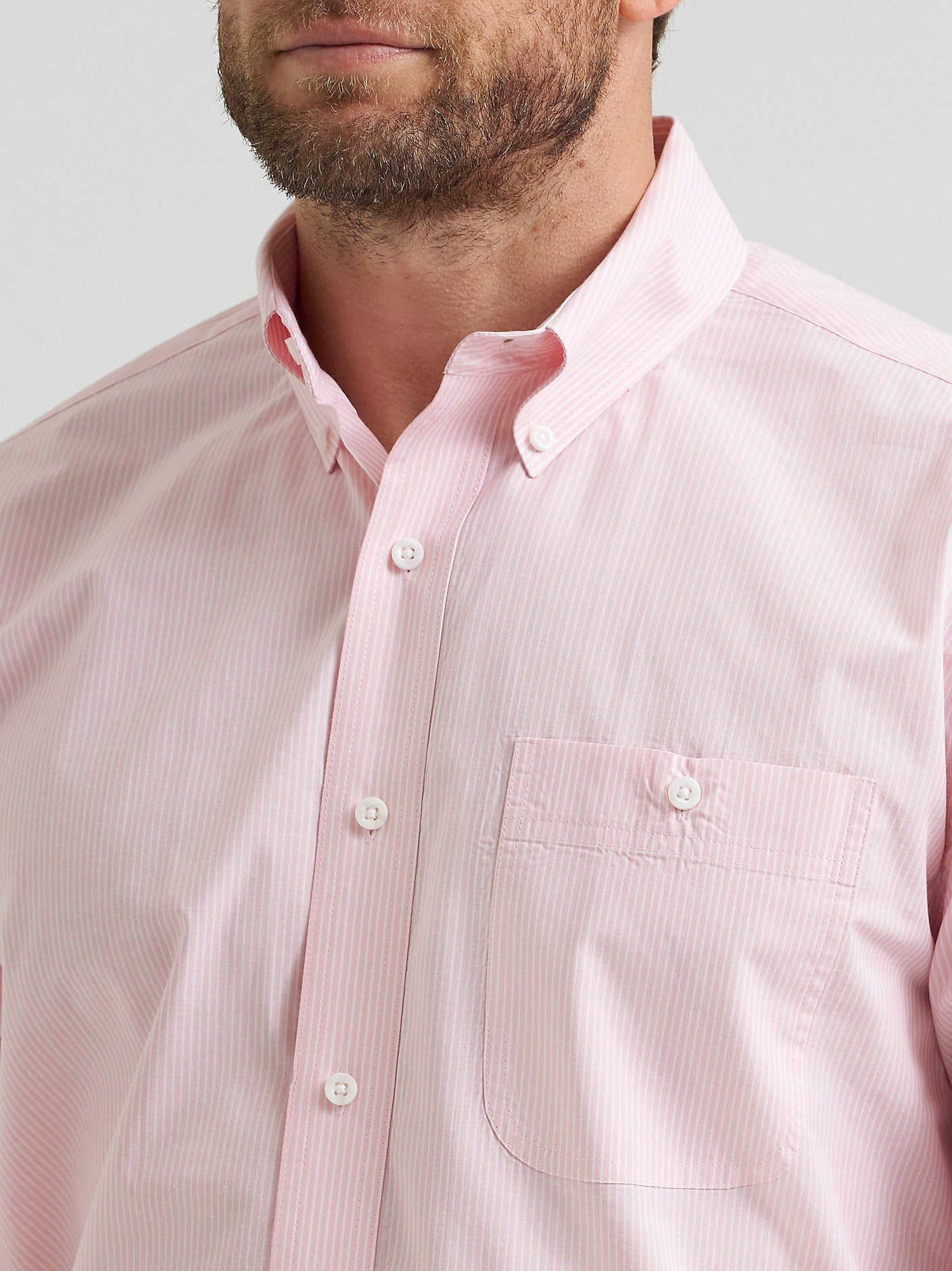 Mens Wrangler Bucking Cancer Button Down Shirt