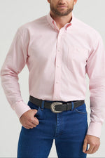 Mens Wrangler Bucking Cancer Button Down Shirt 112369528 free shipping at boltranchstore.com