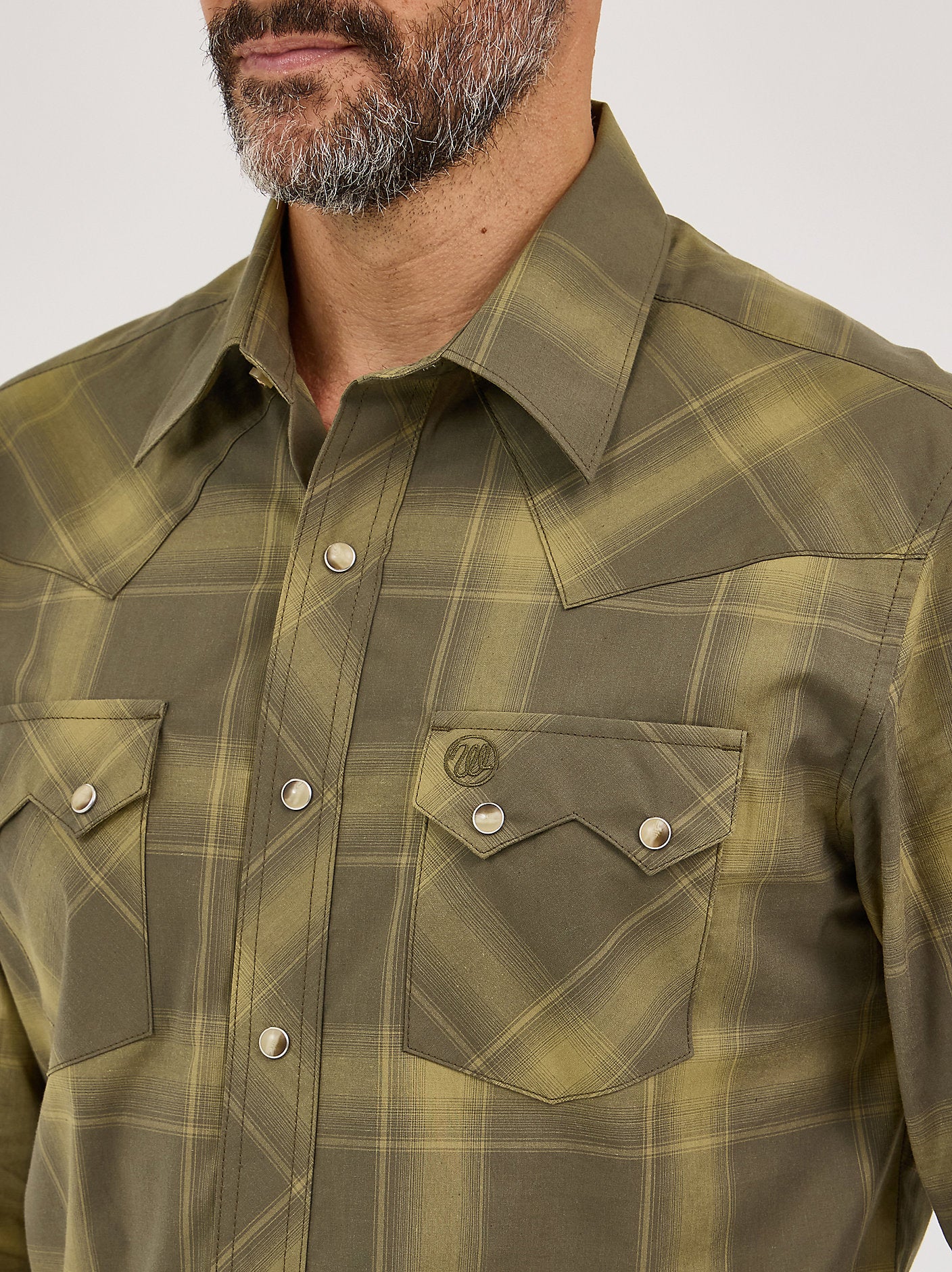 Wrangler Mens Retro LS Sawtooth Snap Shirt
