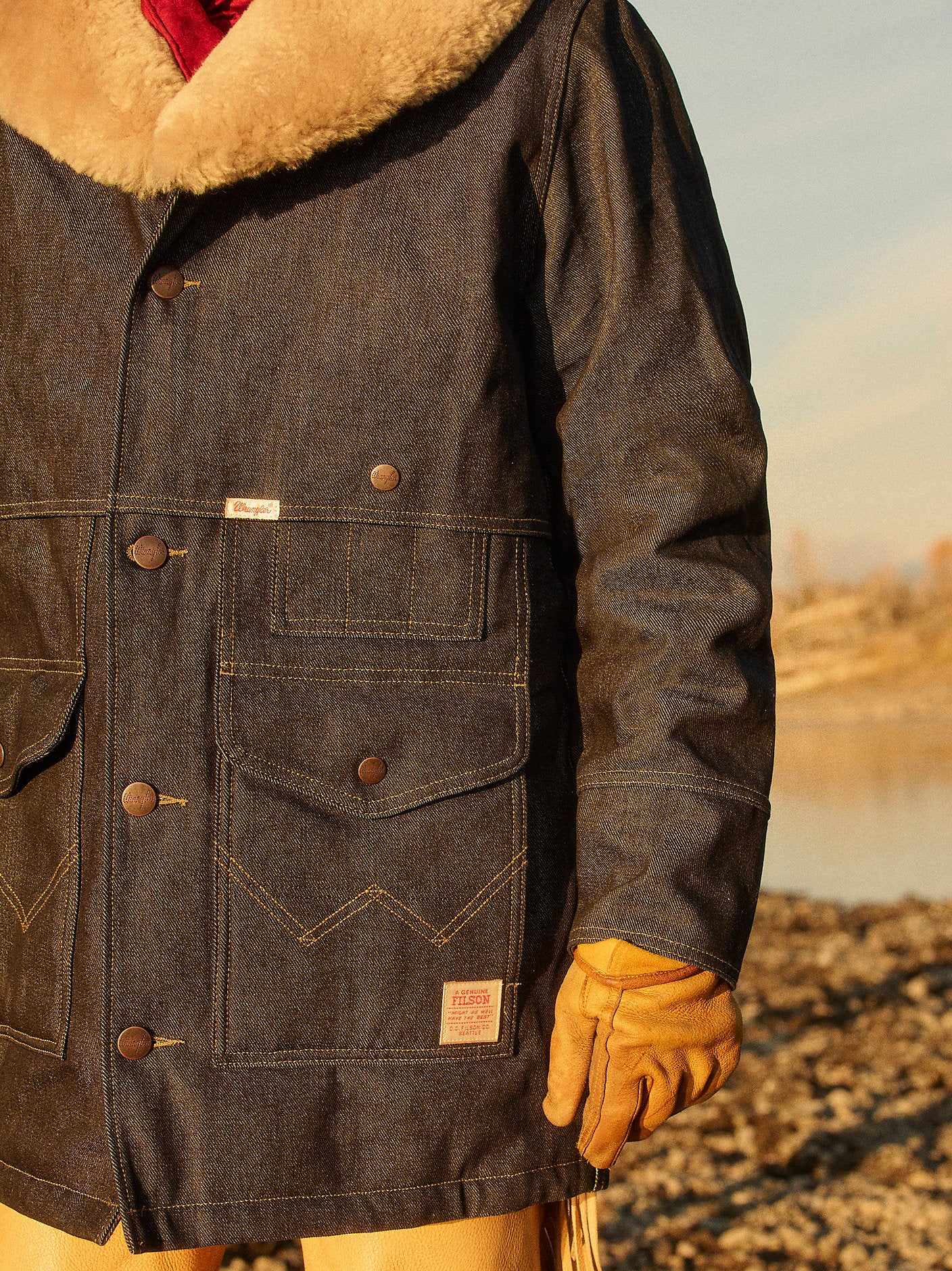 Filson Wrangler Indigo Packer Jacket