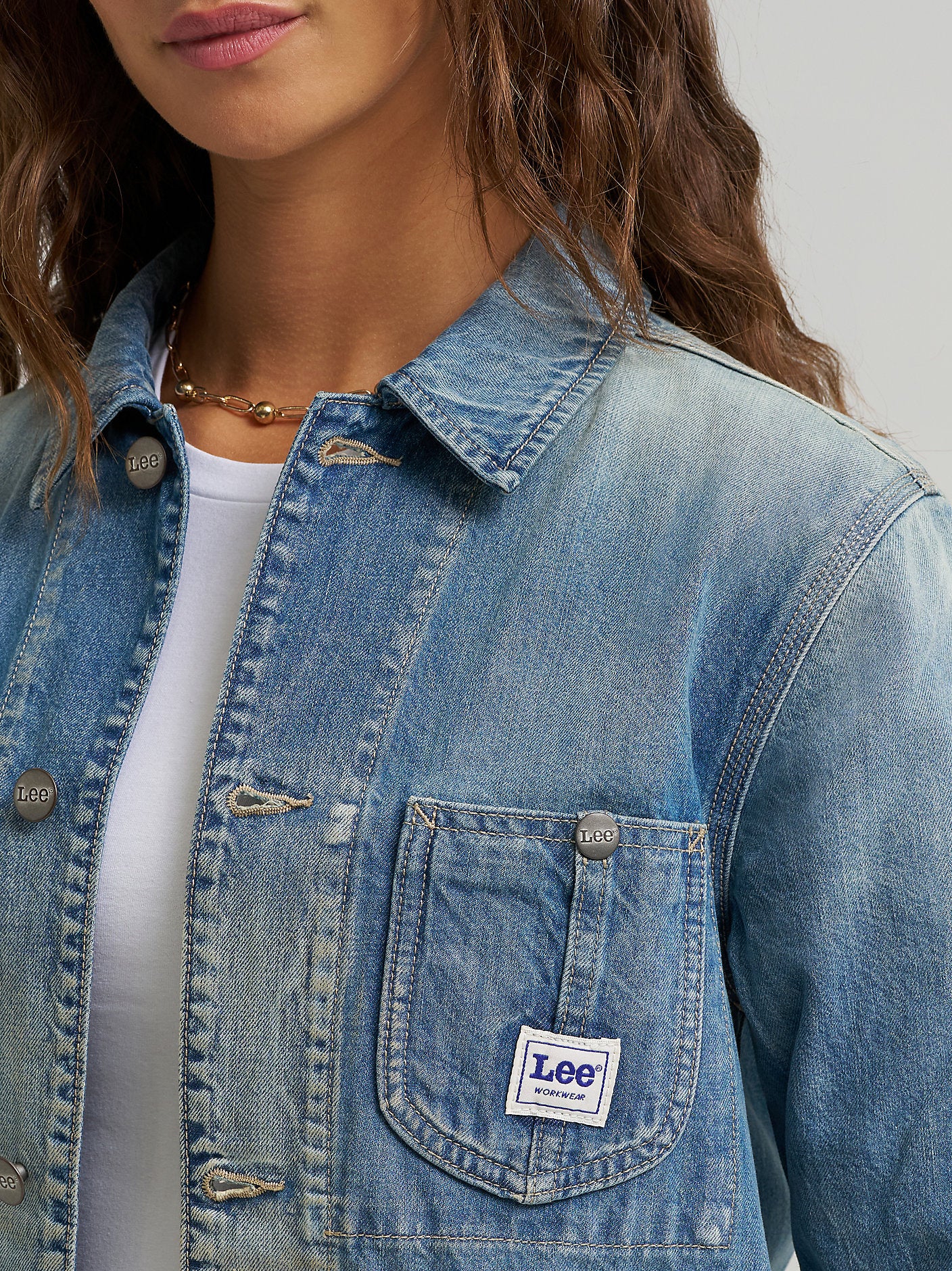 Lee Womens Denim Chore Jacket