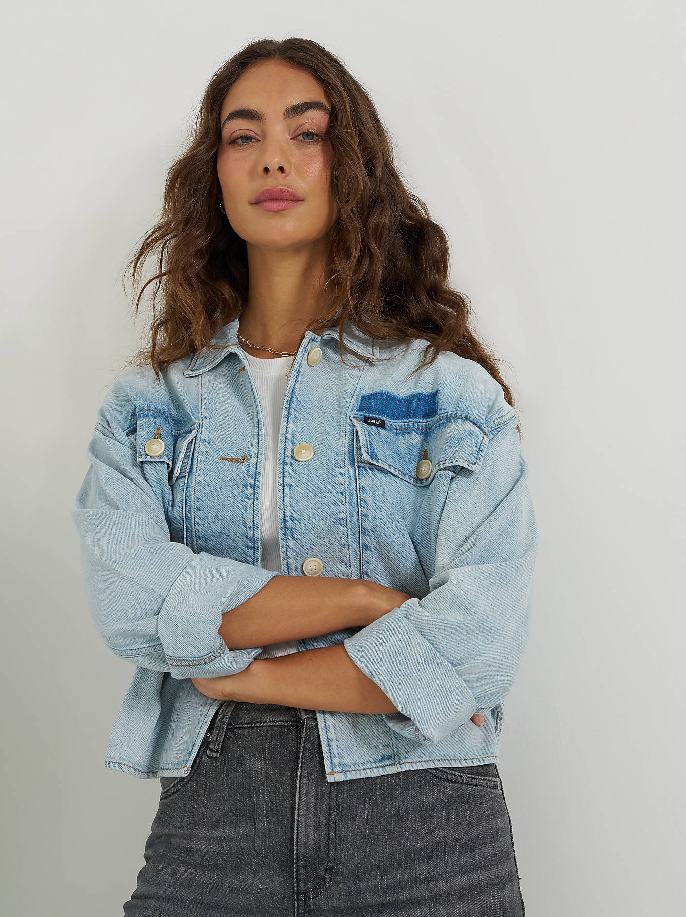 Lee Womens Oversized Double Pocket Utility
