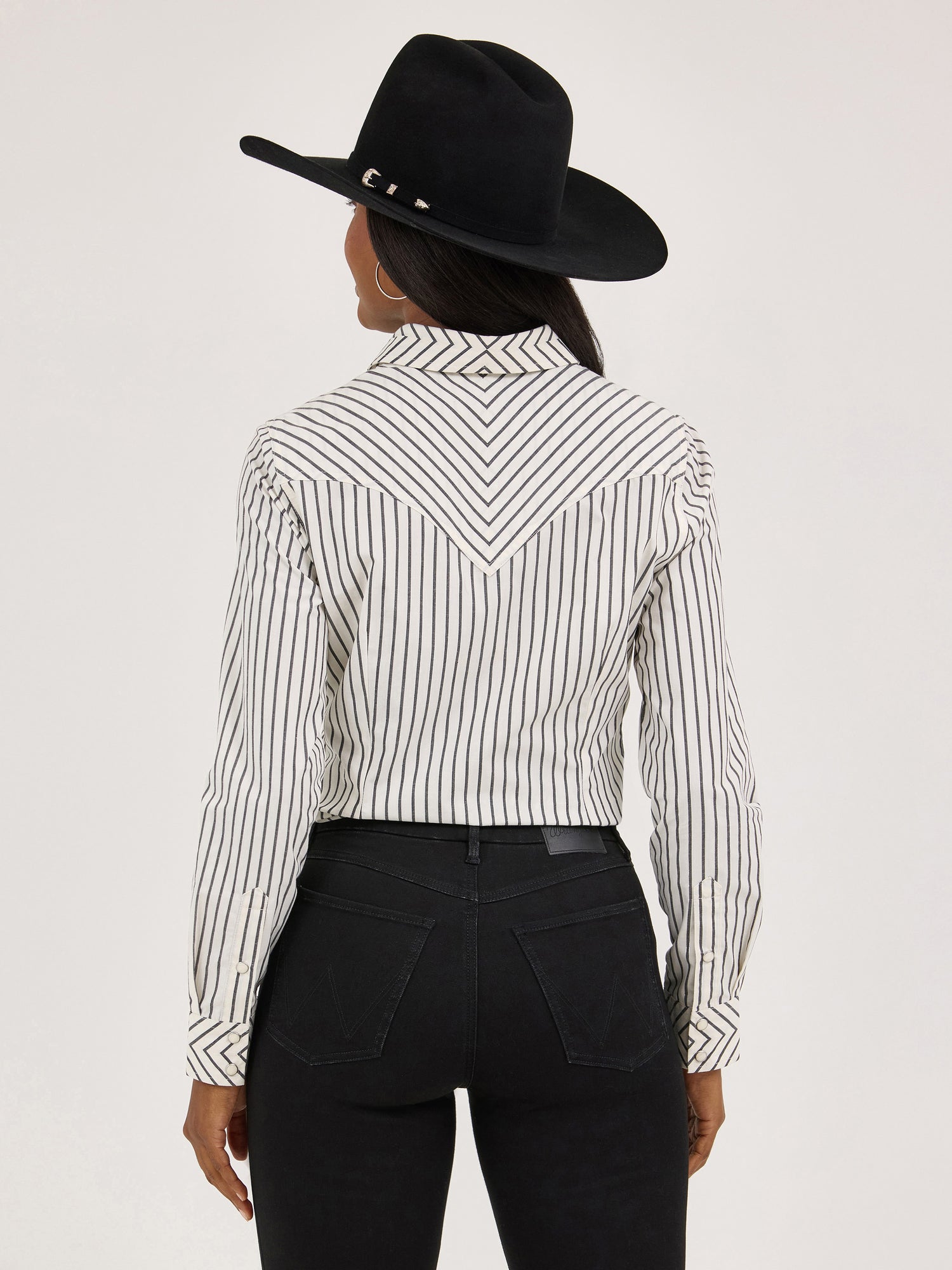 Wrangler Womens Retro Shimmer Stripe Shirt