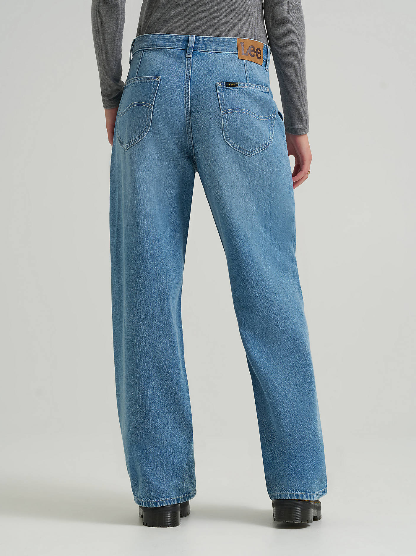 Lee Womens Patch Pocket Slouch Pants