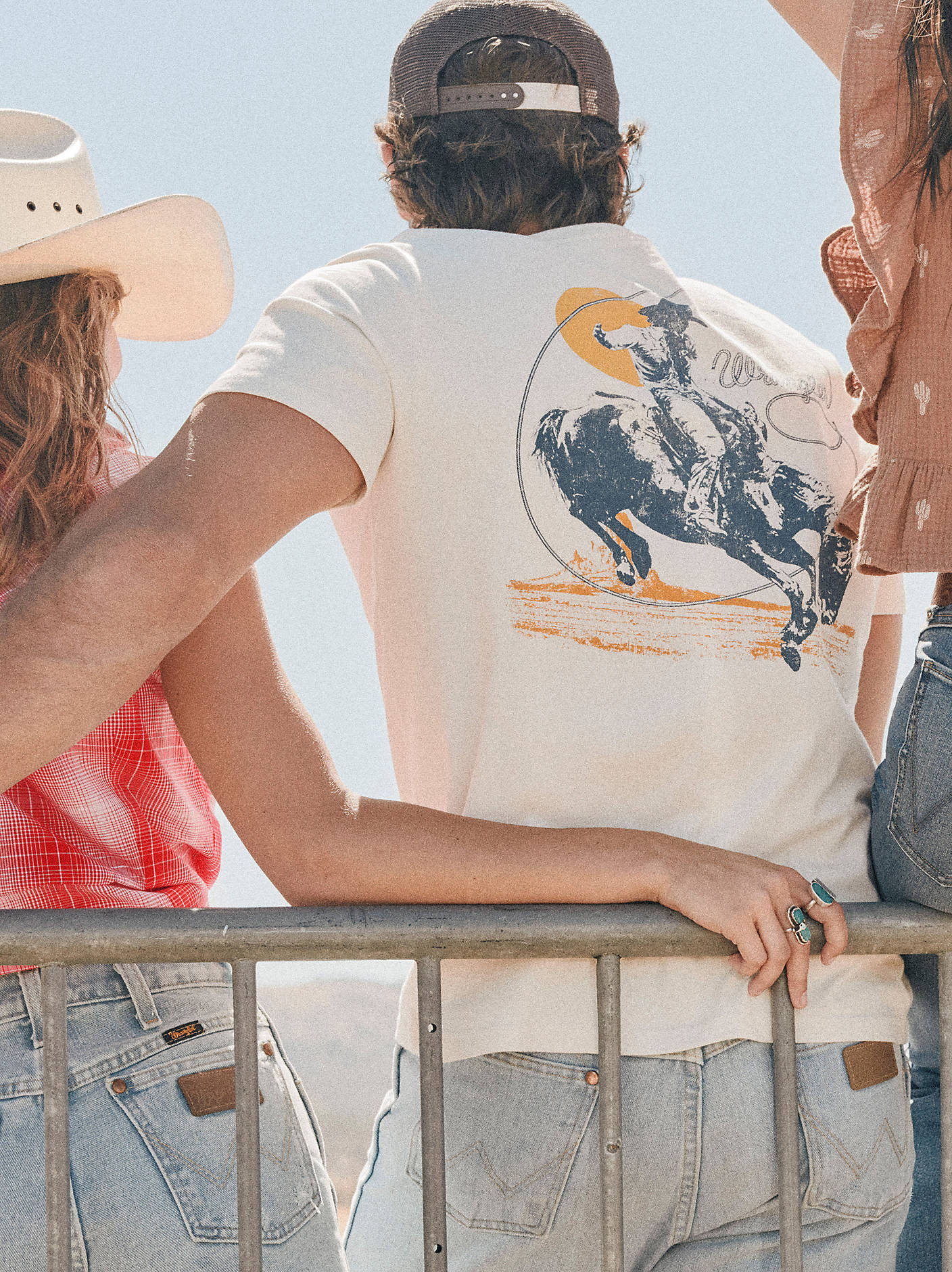 Wrangler Mens Bucko Rodeo Tee