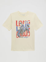 Wrangler Boys Logo Front Graphic T Shirt 112372976 antique white cowboy little boy kids tee Boltranchstore.com free shipping