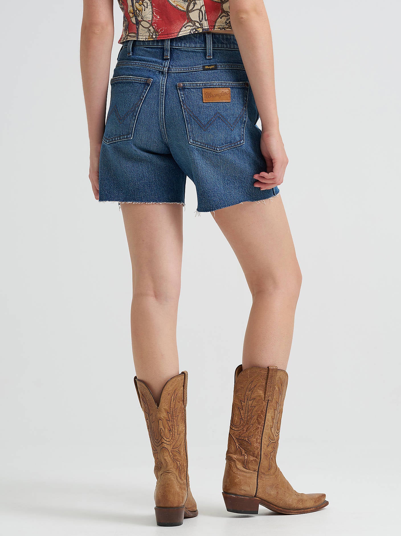 Wrangler Womens Mid Length Cowboy Short
