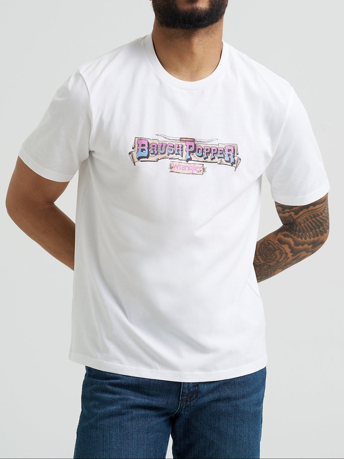 Wrangler Mens Reissue Brushpopper TShirt