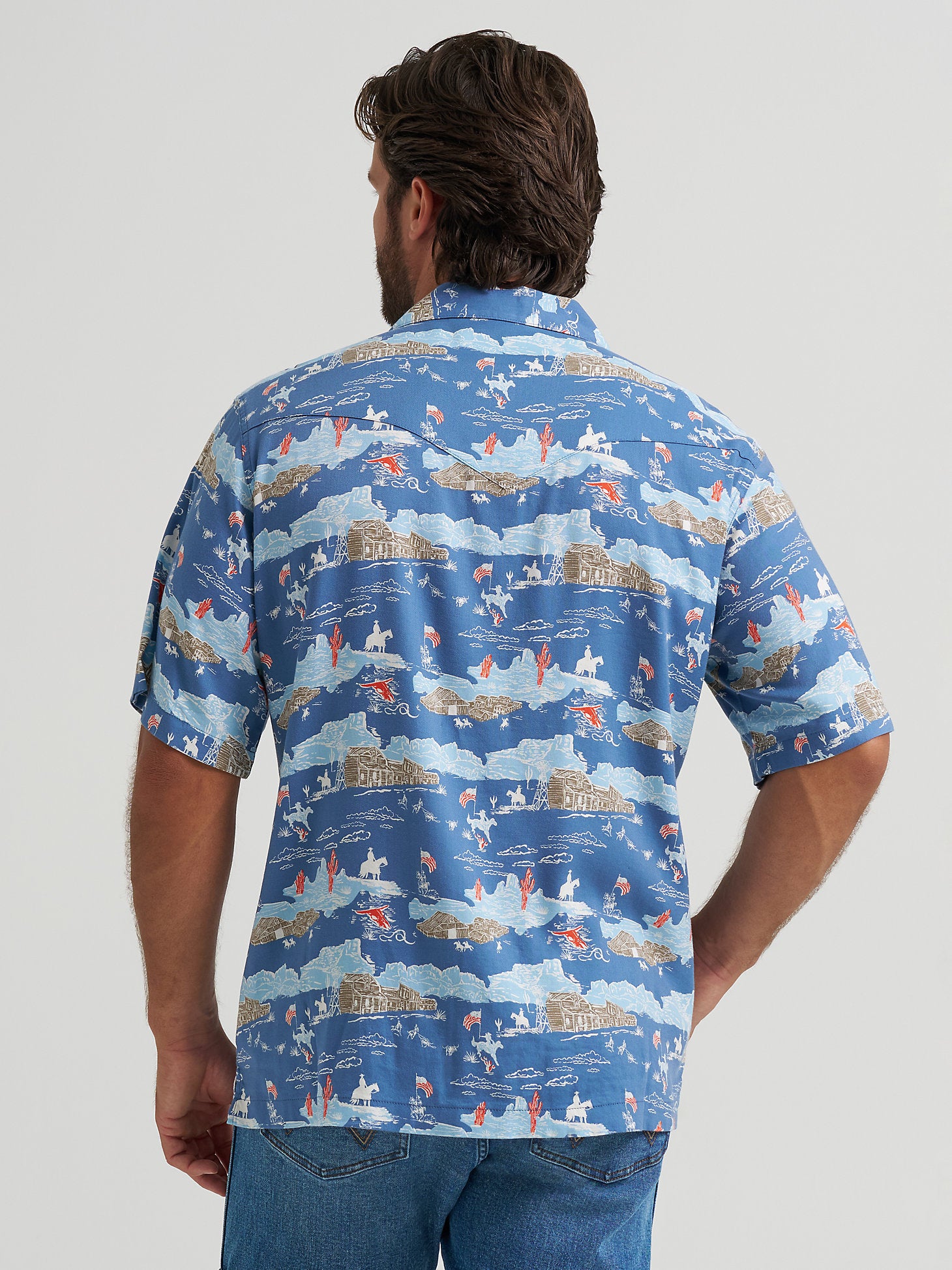 Wrangler Coconut Cowboy Camp Shirt