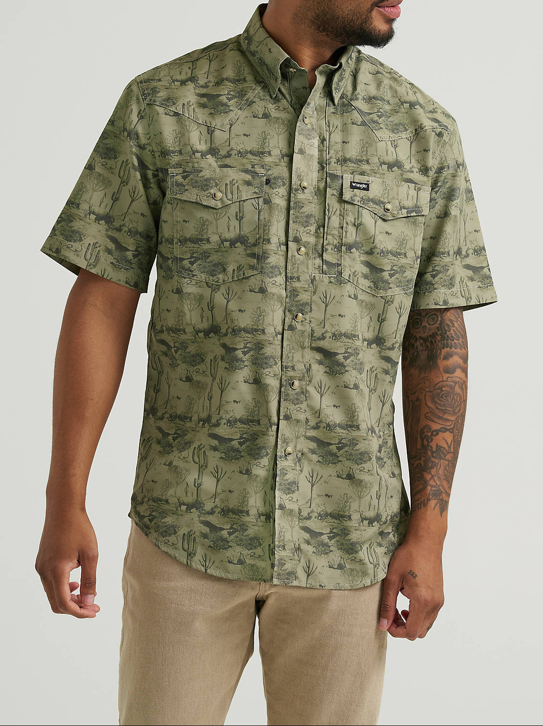 Wrangler Mens All Terrain Performance Shirt