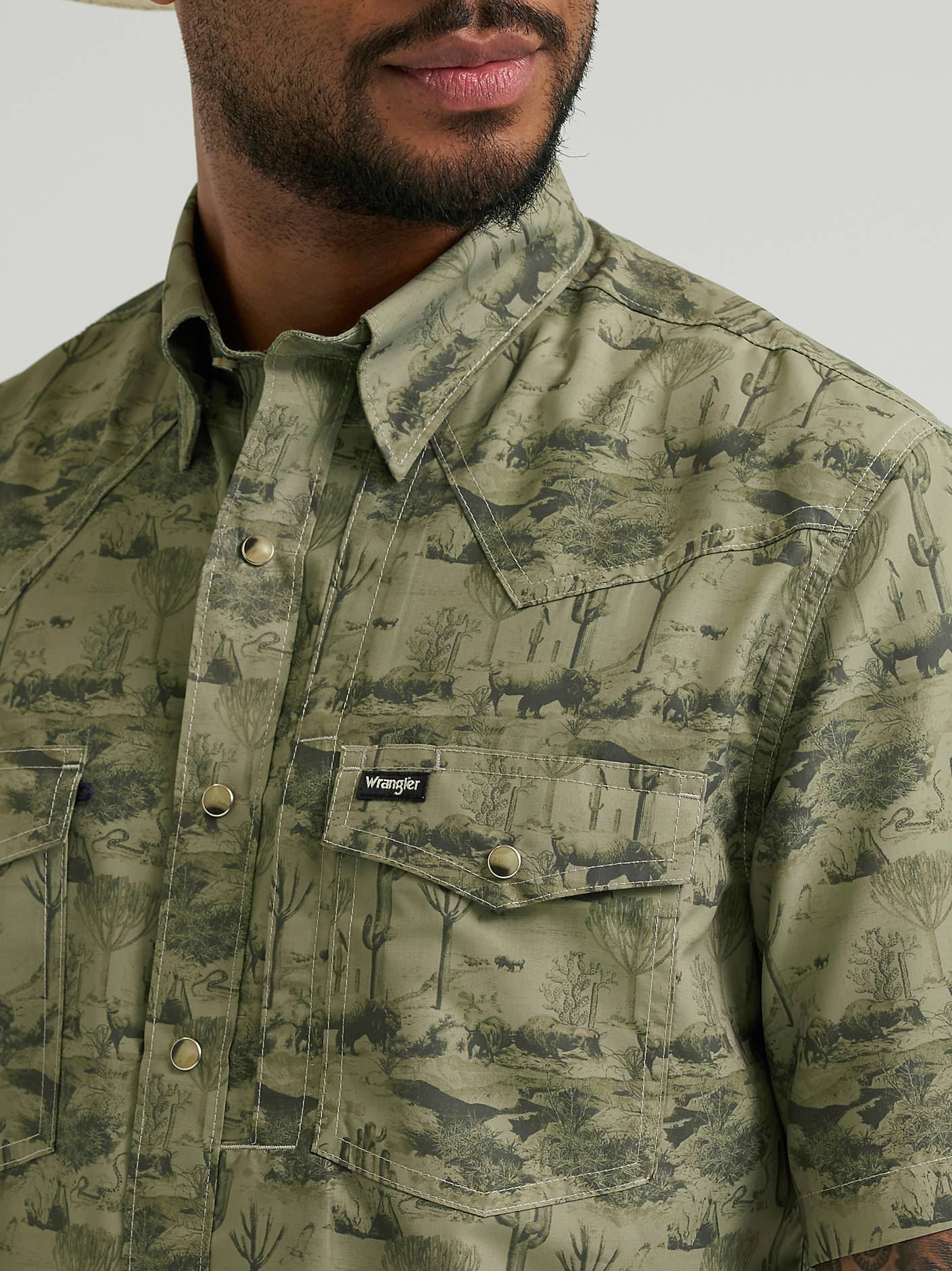Wrangler Mens All Terrain Performance Shirt
