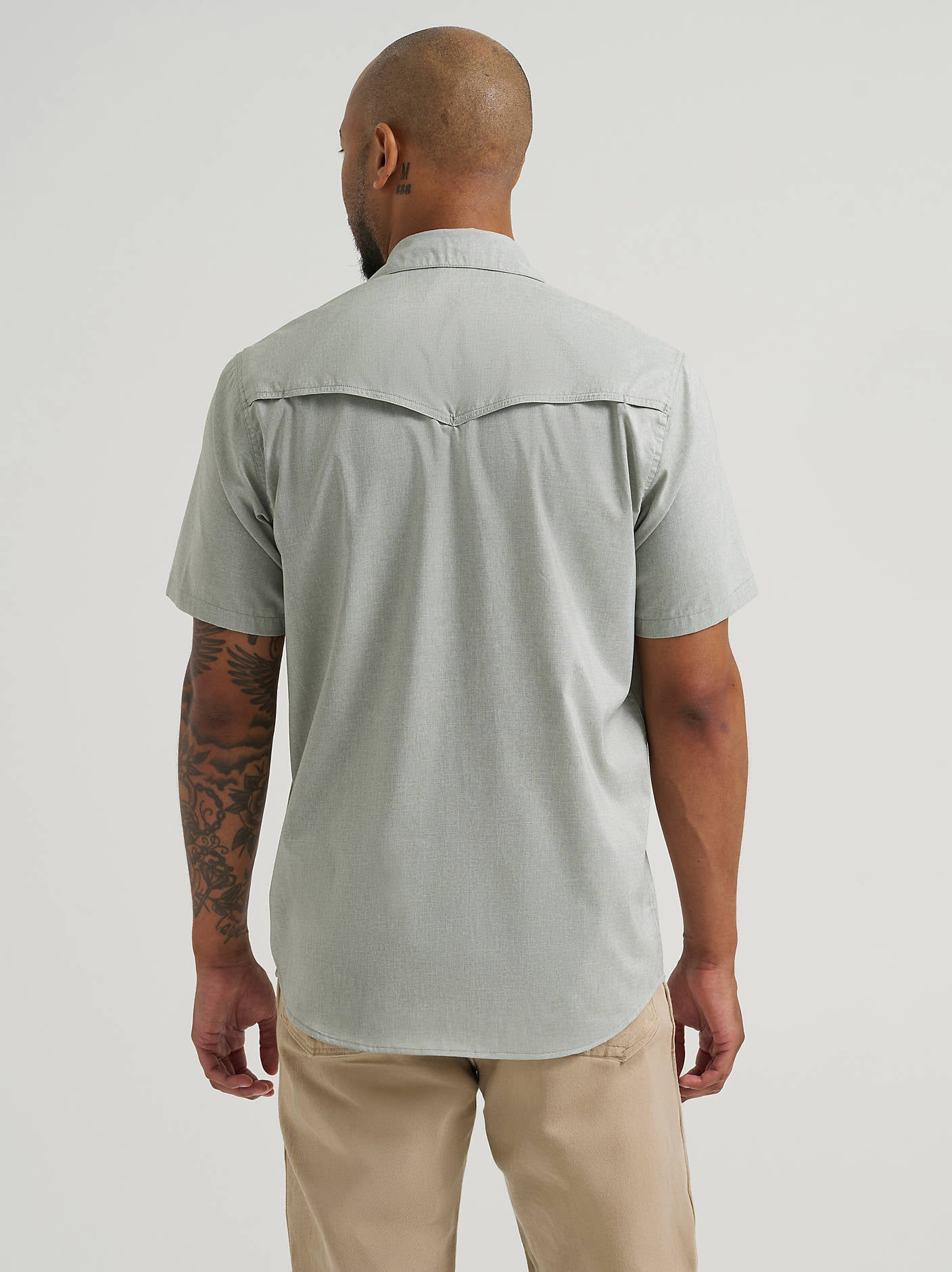 Wrangler Mens Drover Utility Iceberg Shirt