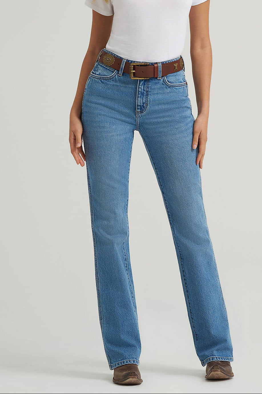 Wrangler Womens Retro Bailey High Rise Bootcut Jean in Erin new color 2026 Riding jeans Bootcut cowgirl denim Wrangler Boltranchstore.com Free Shipping in-stock 112375242
