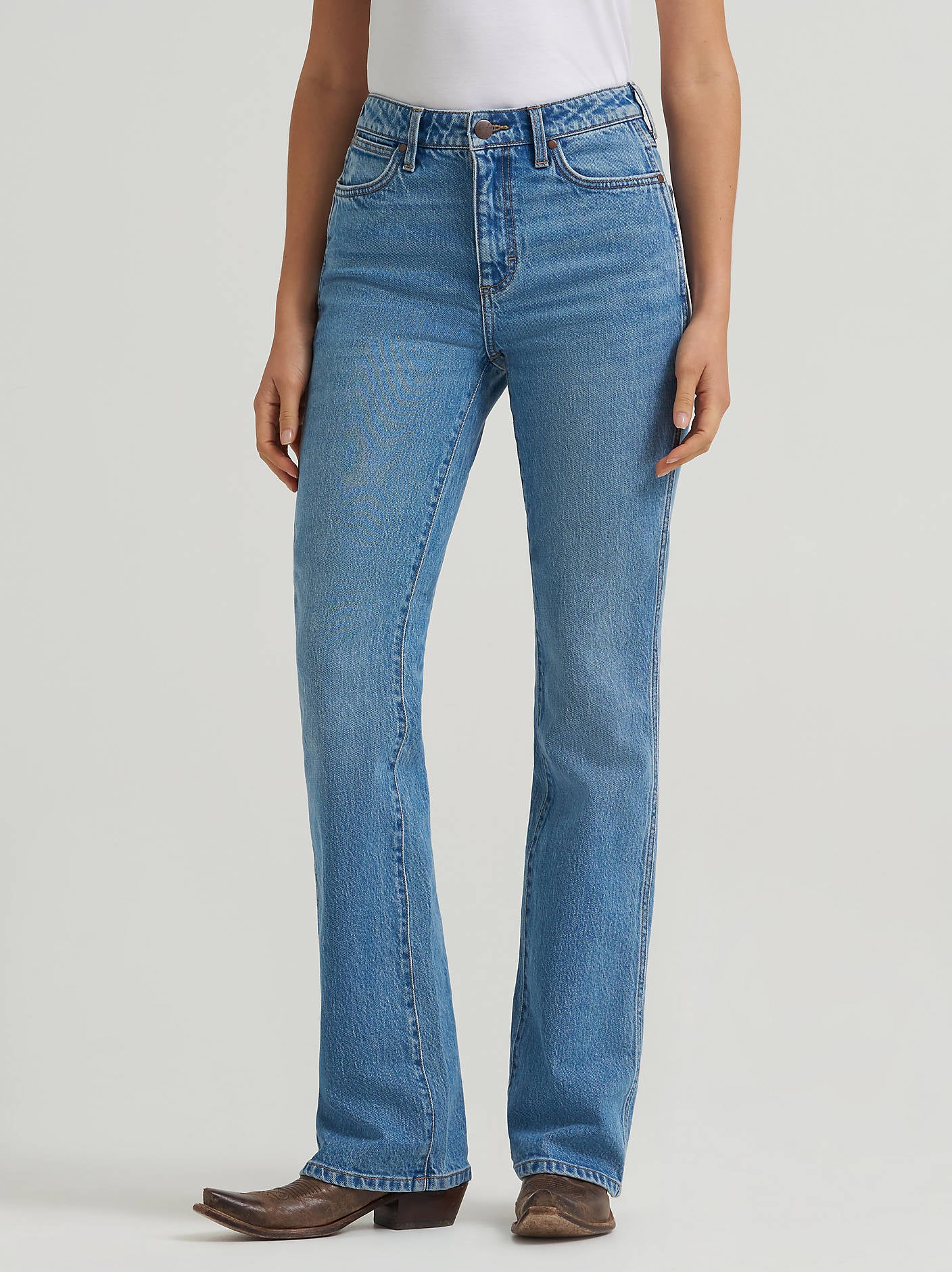 Wrangler Womens Bailey High Rise Bootcut Jean in Erin